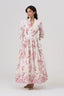 Aphrodite's Ethereal Grace Ramie & Cotton Maxi Dress