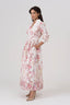 Aphrodite's Ethereal Grace Ramie & Cotton Maxi Dress