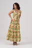 Brigid’s Tree of Life Cotton Tiered Maxi Dress