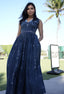 Hecate’s Keys at the Crossroads Cotton Maxi Dress