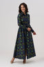 Hecate’s Garden Cotton and Silk Shirt Maxi Dress