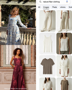 Natural Fibers for Errands, Synthetics for Everything Else: The Missing Category in Occasion Wear