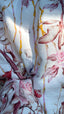 Aphrodite print on Ramie or remi natural fiber 