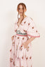 Aphrodite's Grace Beaded Cotton Maxi Dress