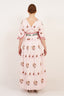 Aphrodite's Grace Beaded Cotton Maxi Dress