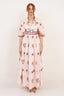 Aphrodite's Grace Beaded Cotton Maxi Dress