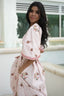 Aphrodite's Grace Beaded Cotton Maxi Dress