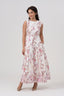 Sea of Peals Aphrodite Cotton Maxi Dress