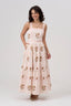 Aphrodite's Bloom Cotton Maxi Dress
