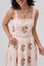 Aphrodite's Bloom Cotton Maxi Dress