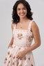Aphrodite's Renaissance Bloom Cotton Mini Dress