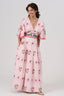 Aphrodite's Grace Beaded Cotton Maxi Dress