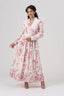Aphrodite's Ethereal Grace Ramie & Cotton Maxi Dress