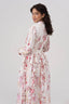 Aphrodite's Ethereal Grace Ramie & Cotton Maxi Dress