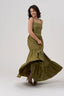 Brigid Sacred Fire 100% Hemp Embroidered Maxi Dress