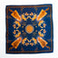 Freya’s Vegvísir Double-Sided Hand-Rolled Mulberry Silk Scarf