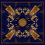 Freya’s Vegvísir Double-Sided Hand-Rolled Mulberry Silk Scarf