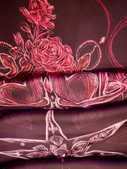 The Vulvic Star Mulberry Silk Inanna Scarf