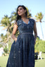 Hecate’s Keys at the Crossroads Cotton Maxi Dress