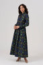 Hecate’s Garden Cotton and Silk Shirt Maxi Dress