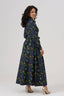 Hecate’s Garden Cotton and Silk Shirt Maxi Dress