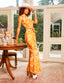 Oshun's Amber Radiance Linen Jumpsuit