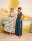 Oshun's Citrine Glow Linen Maxi Dress