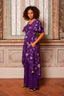 Holder of the Keys Linen Two-Piece Ensemble Purple