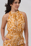 Oshun's Amber Radiance Linen Jumpsuit