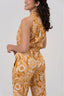 Oshun's Amber Radiance Linen Jumpsuit