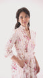 Aphrodite's Shore Ramie & Cotton Maxi Dress with Pockets