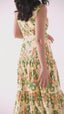 Brigid’s Tree of Life Cotton Tiered Maxi Dress with Pockets